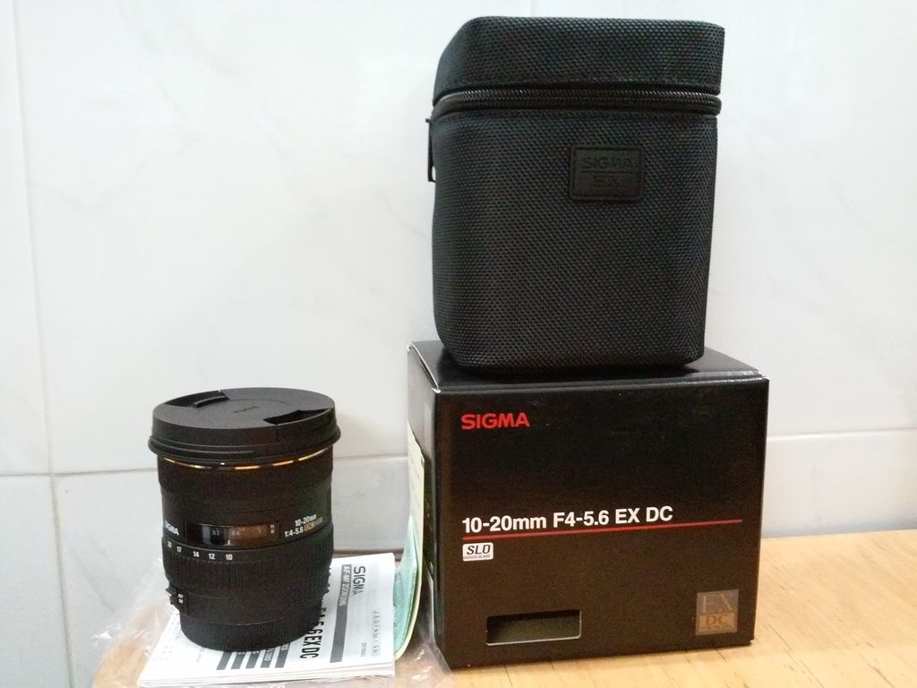 Bán Lens Sigma 10-20mm F4-5.6 Ex Dc Hsm,lens Opteka Fisheye 6.5mm F3.5 For Canon, Hàng Mỹ, New 100%!