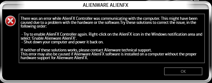 Alienware Area 51 M15x Command Center