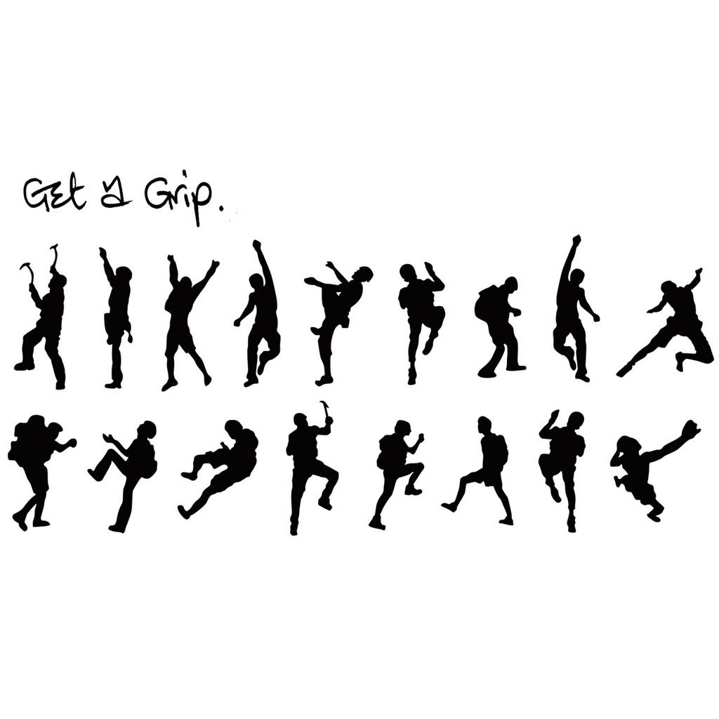 Get A Grip wall graphic