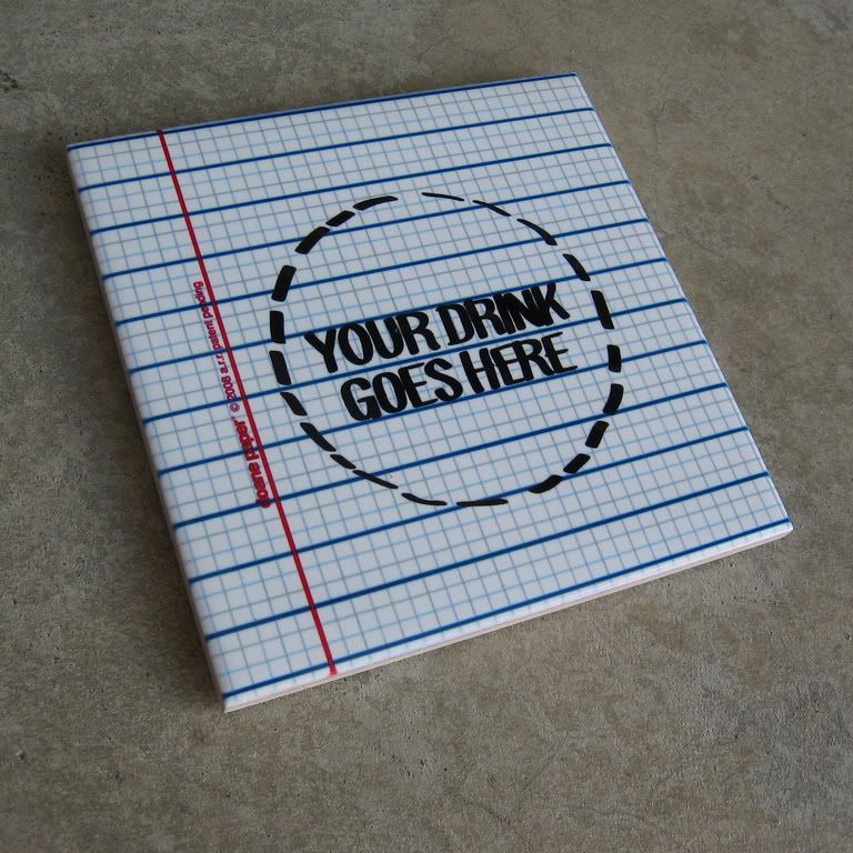 Your Drink Goes Here Tile Coaster