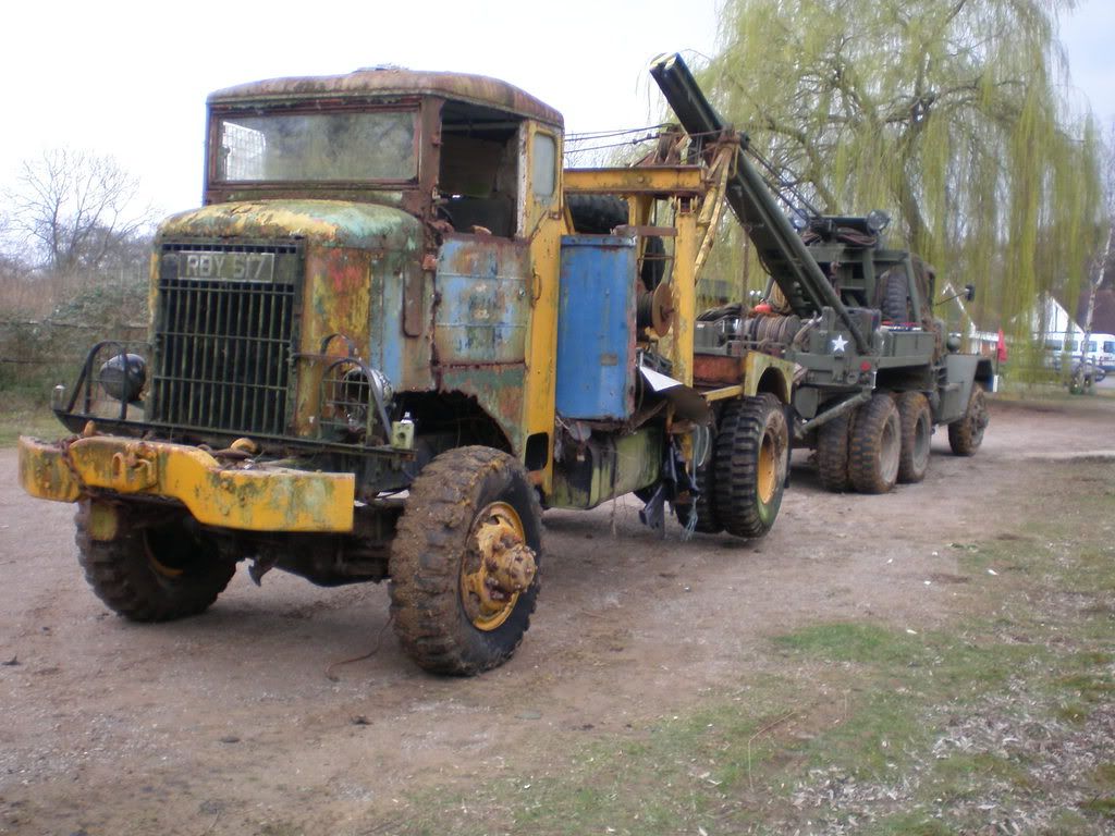 The truck on the left is mine