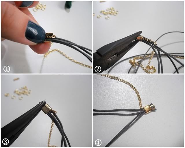 Como fazer pulseira de corda 1