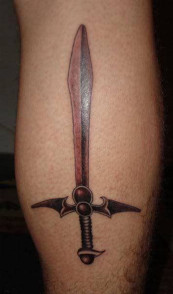 Tatuagem de espada
