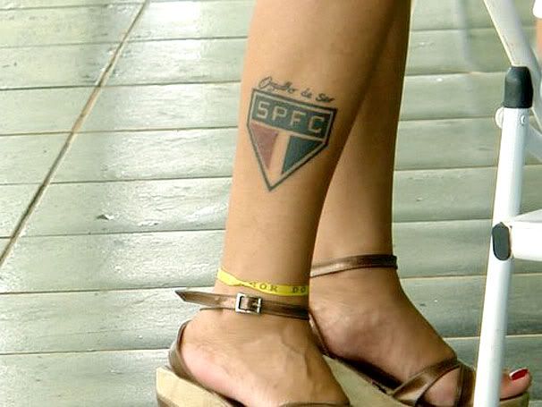 Foto de tatuagem do São Paulo