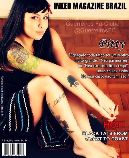 Fotos das tatuagens da cantora Pitty