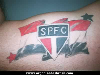 Foto de tatuagem do São Paulo