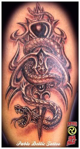 Fotos de modelos de tatuagens de cobra(perna,braço,ombro,costas)