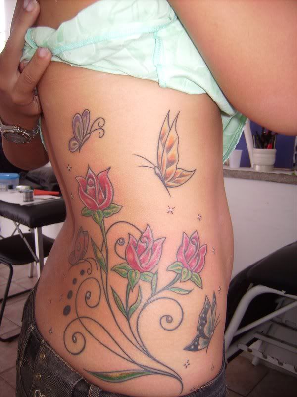 tatuagem de flor