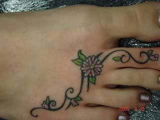 tatuagem de flor