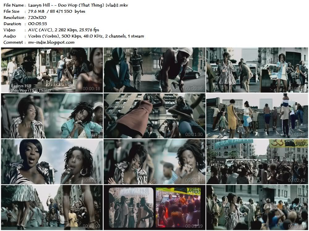 Lauryn Hill - Doo wop (That thing) DVDrip x264 - WAREZBB - Rapidshare ...