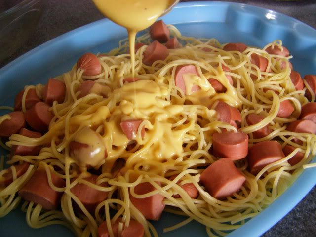 Hot Dog Spaghetti