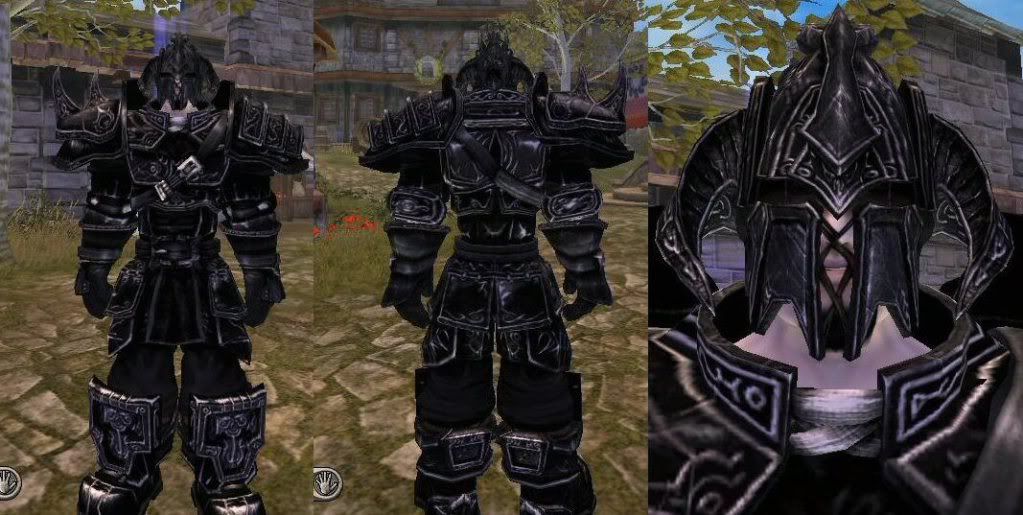 Black Trimmed Armour