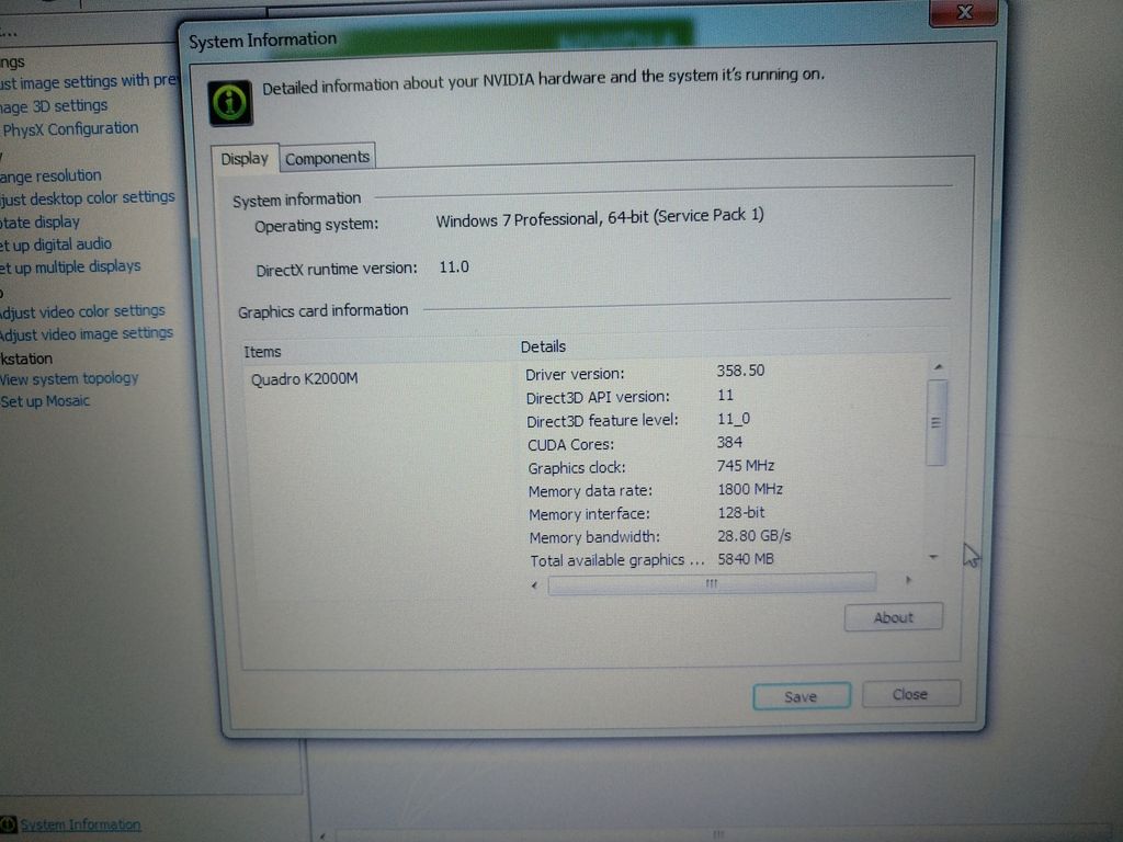 HCM - Dell Precision M4700 - i7 3840QM - 8G - K2000M - 8