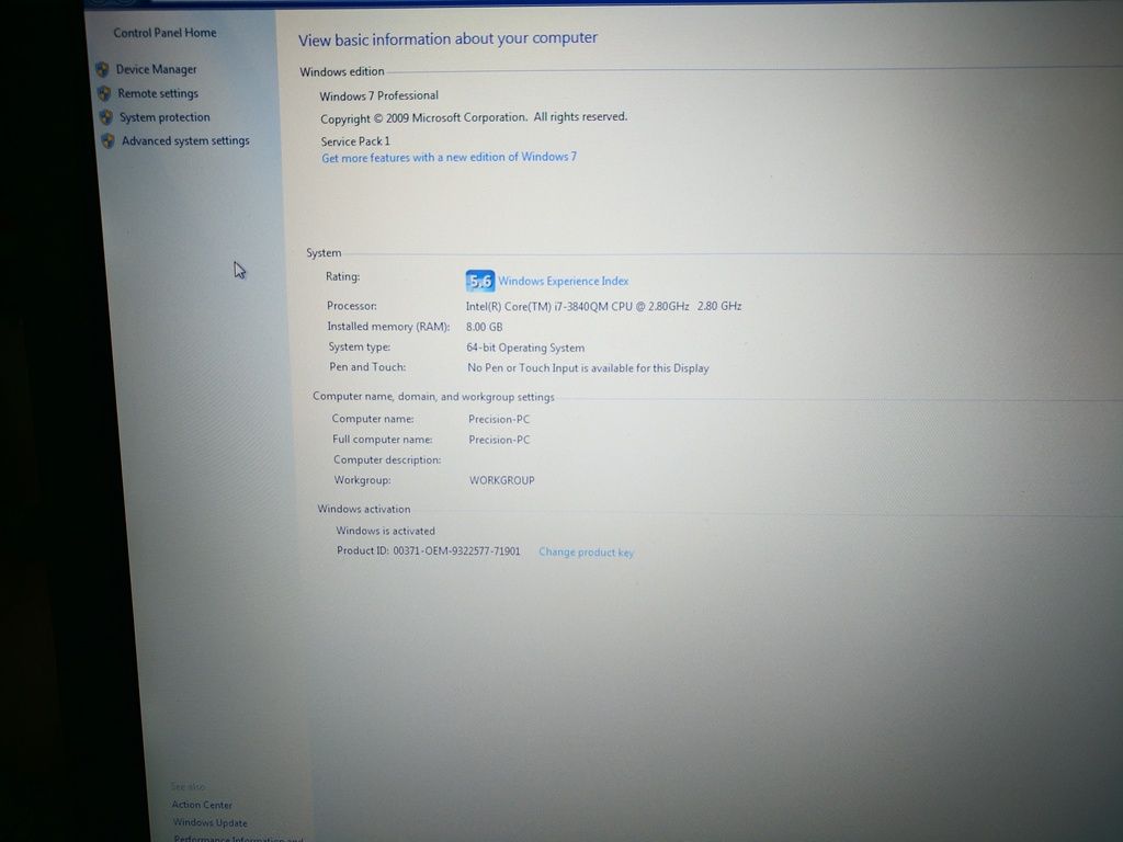 HCM - Dell Precision M4700 - i7 3840QM - 8G - K2000M