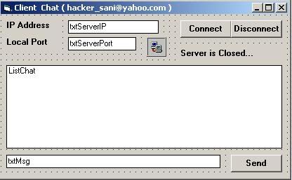 Tutorial Membuat aplikasi Client server 2 arah (lanjutan) dengan VB 6