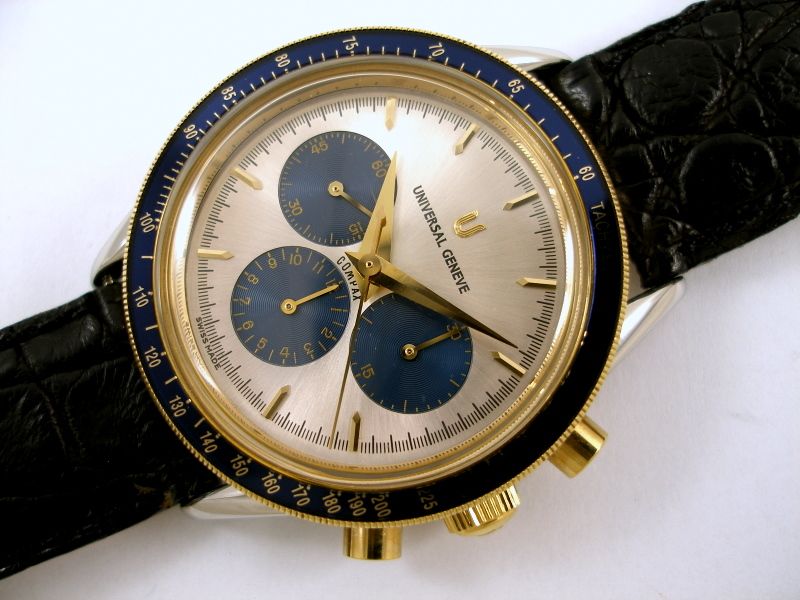 有关以下物品的详细资料: universal geneve compax chronograph kal.