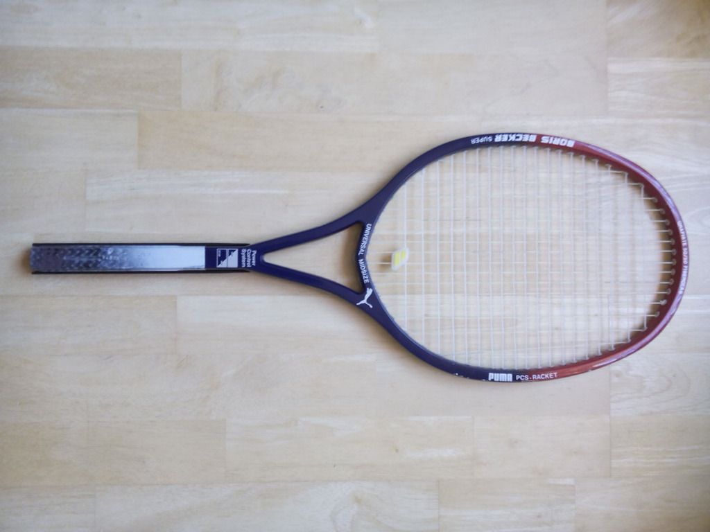 boris becker puma racket