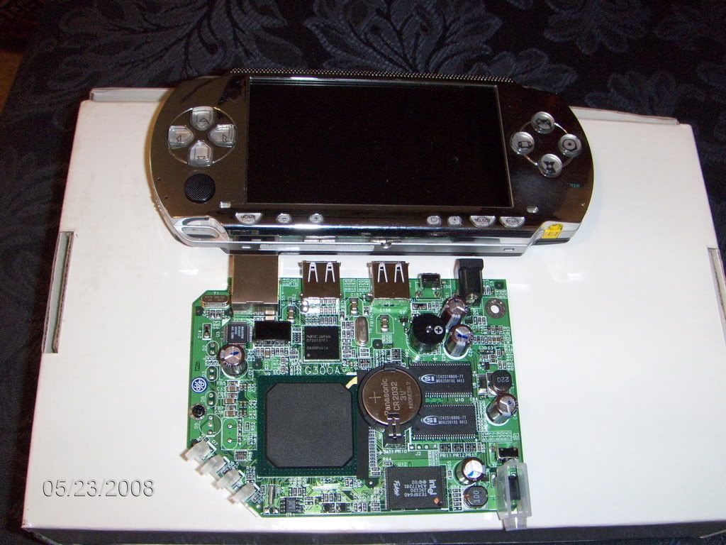 PSP internal HDD mod with 80GB 1.8" ipod harddrive (or any other usb drive)