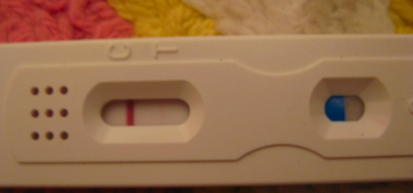 Cofused about pregnancy test.