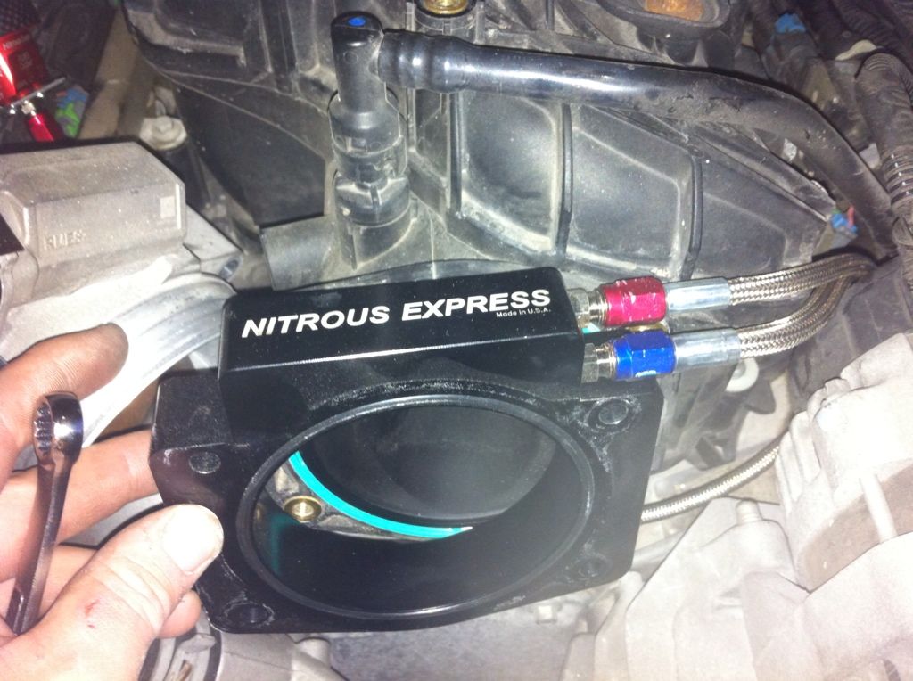 Huron Speed Nitrous Express 90mm Plate Kit Install Chevy Trailblazer