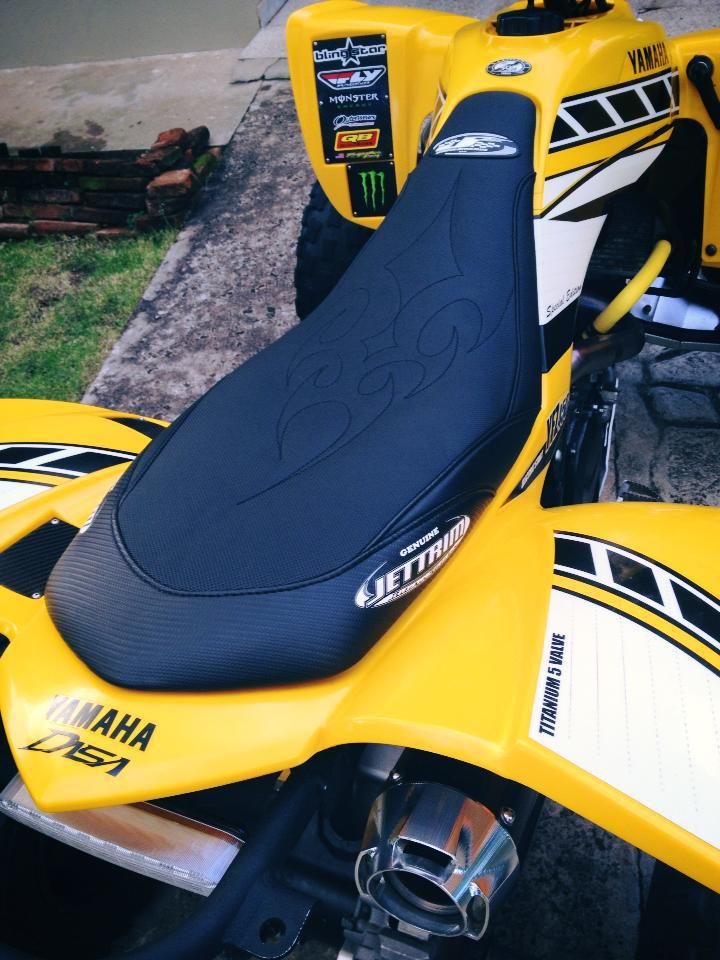 my new jettrim seat cover Yamaha YFZ450 Forum YFZ450, YFZ450R