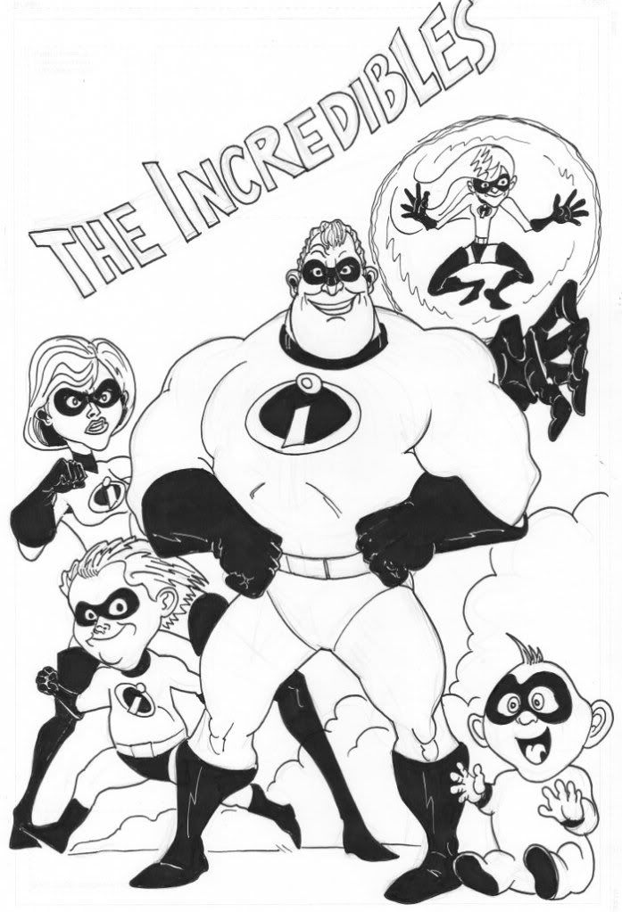 The Incredibles Sketches