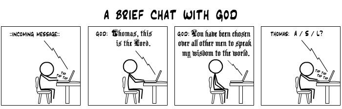 A Brief Chat With God