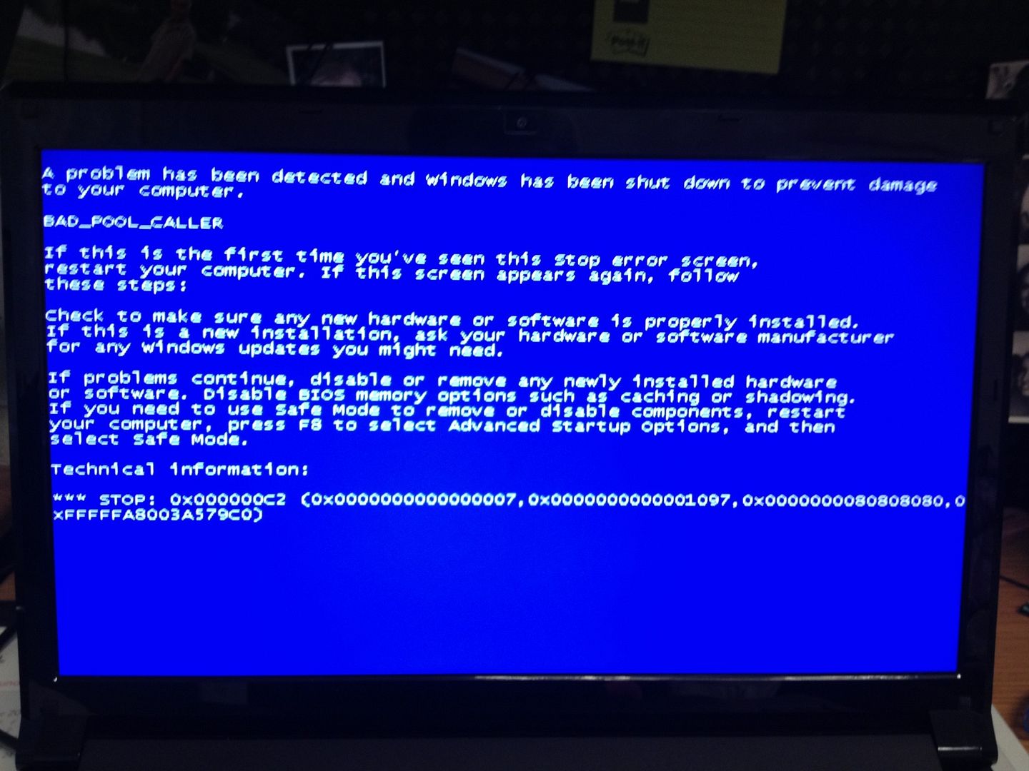 Crash Booting Into Windows 8, BSOD Trying To Install Windows 7 ...