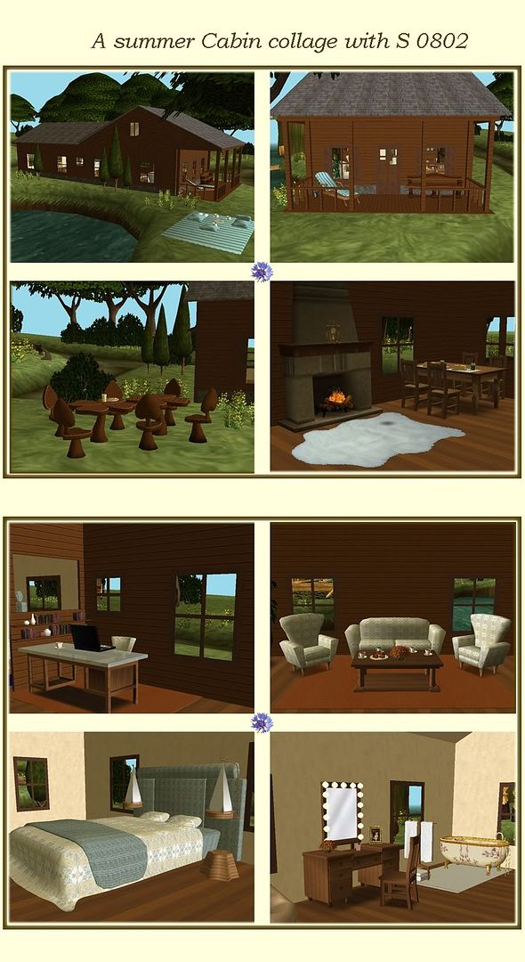 Summer Cabin Collage S 0802