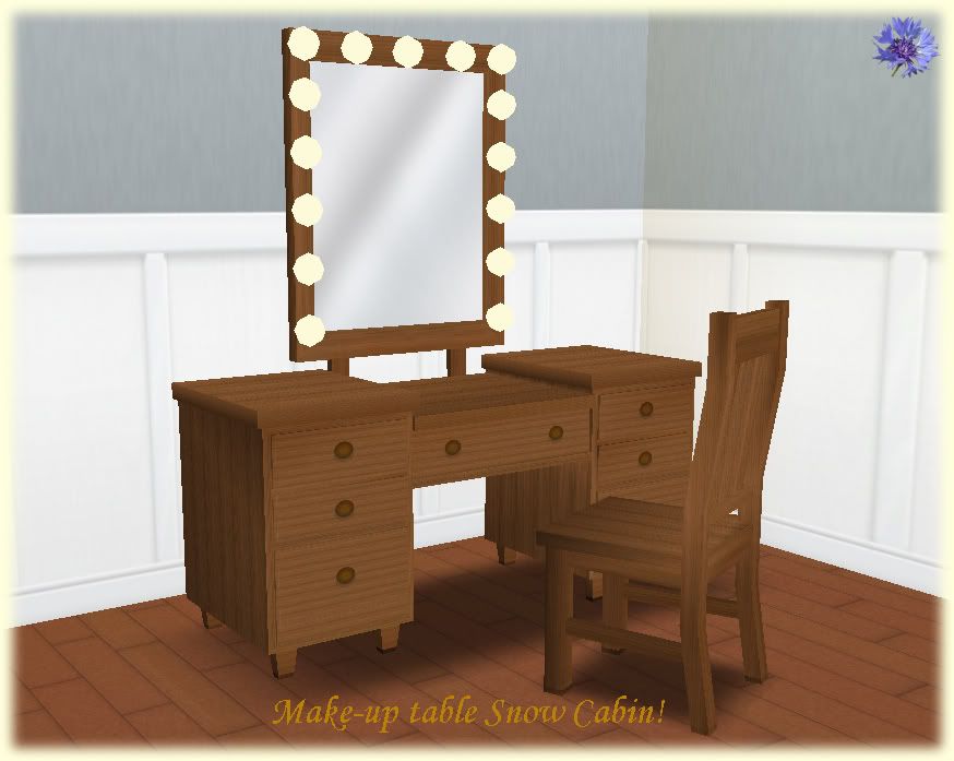 Make-up table Snow Cabin I
