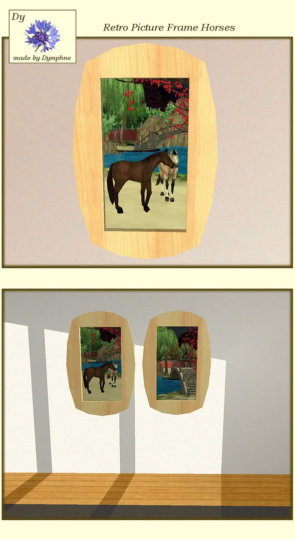 Shoppage Retro Picture Frame Horses