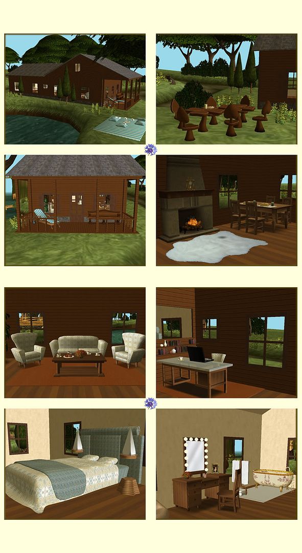 Shoppage Summer Cabin Furnished Collages