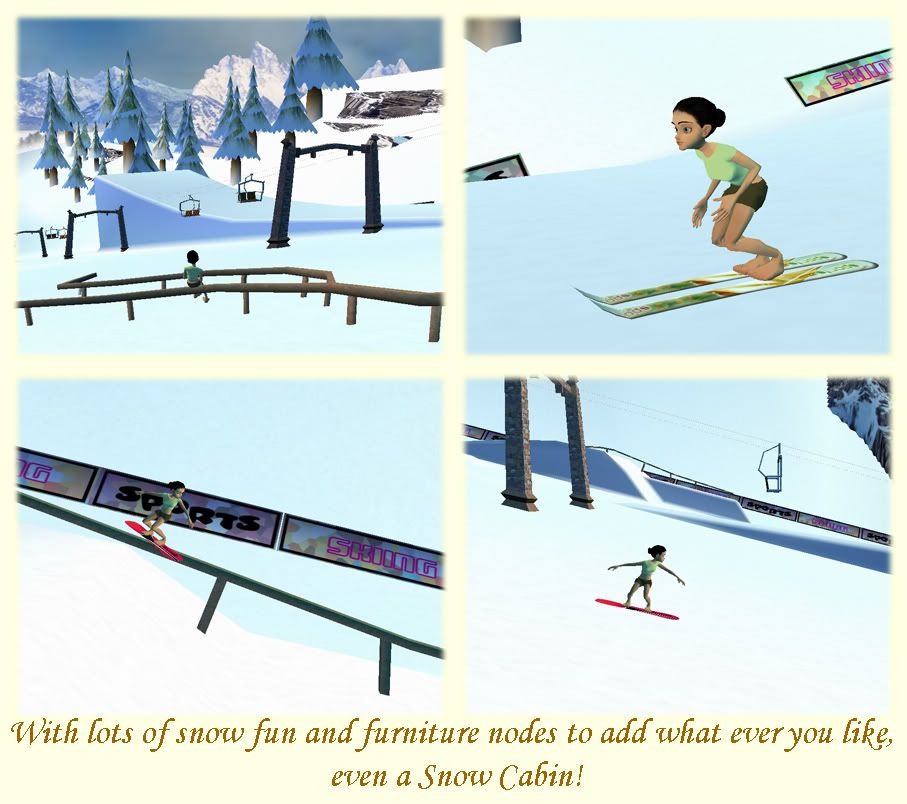 Ski Resort collage