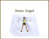 Snow Angel Button