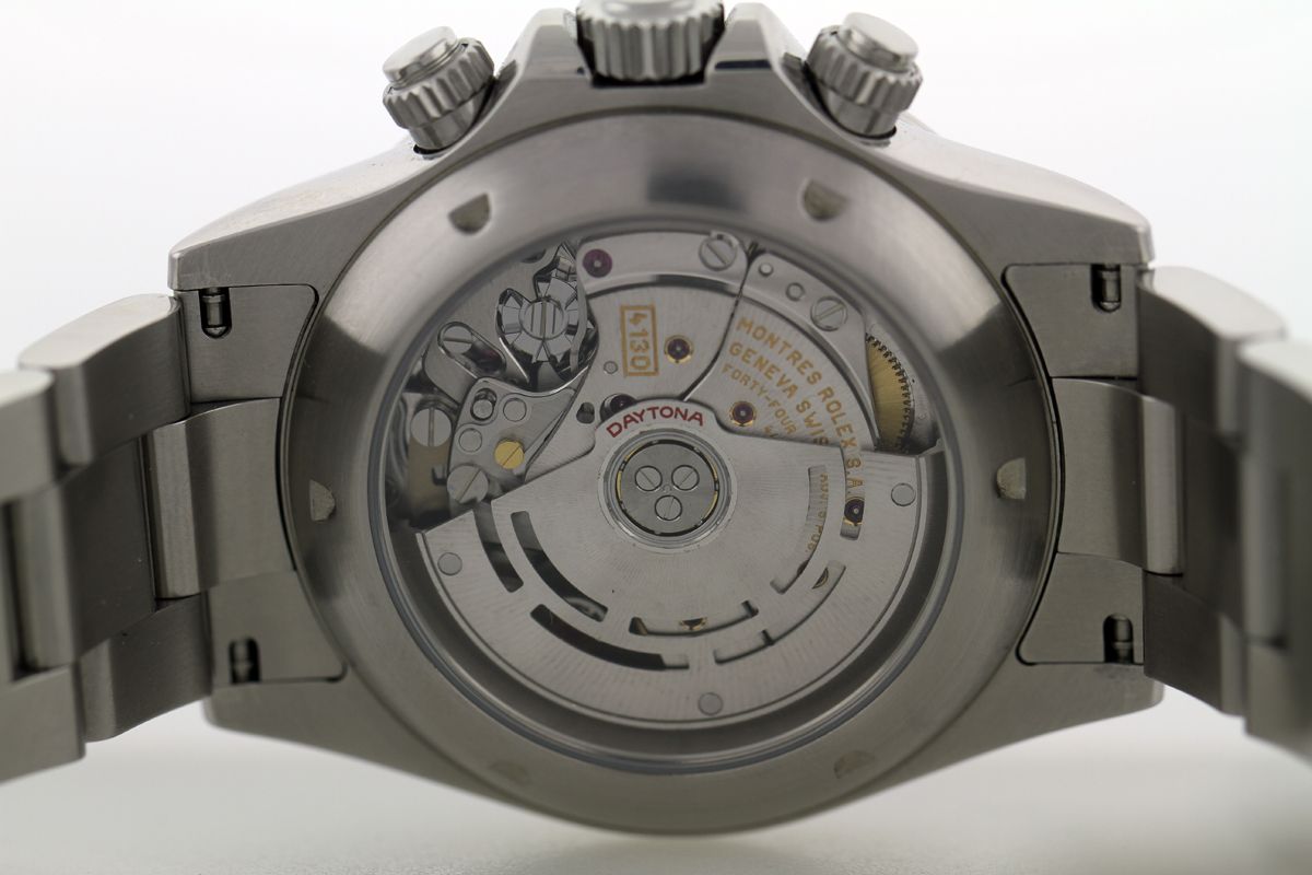 rolex see through case back