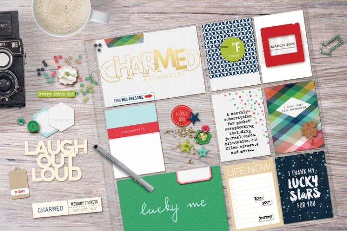 Memory Pockets Monthly: CHARMED by The LilyPad Designers & Sahlin Studio - Perfect for your Project Life albums!