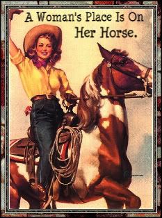 cowgirl,horse,vintage,pin up,western pleasure