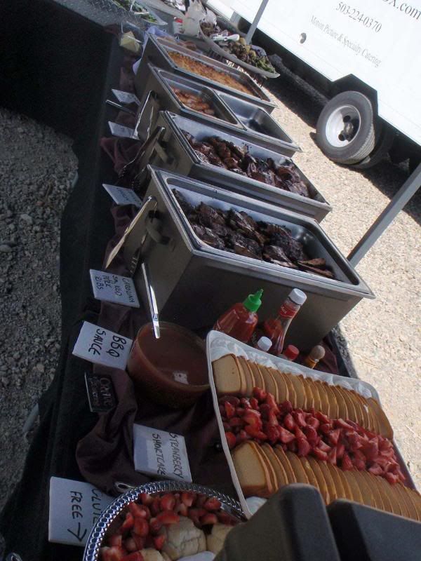 Film Production Catering buffet © CRAVEcatering film production companies
