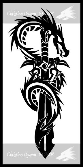 Tribal_Dragon_and_Sword_Tattoo_by_f.jpg dragon sword tattoo