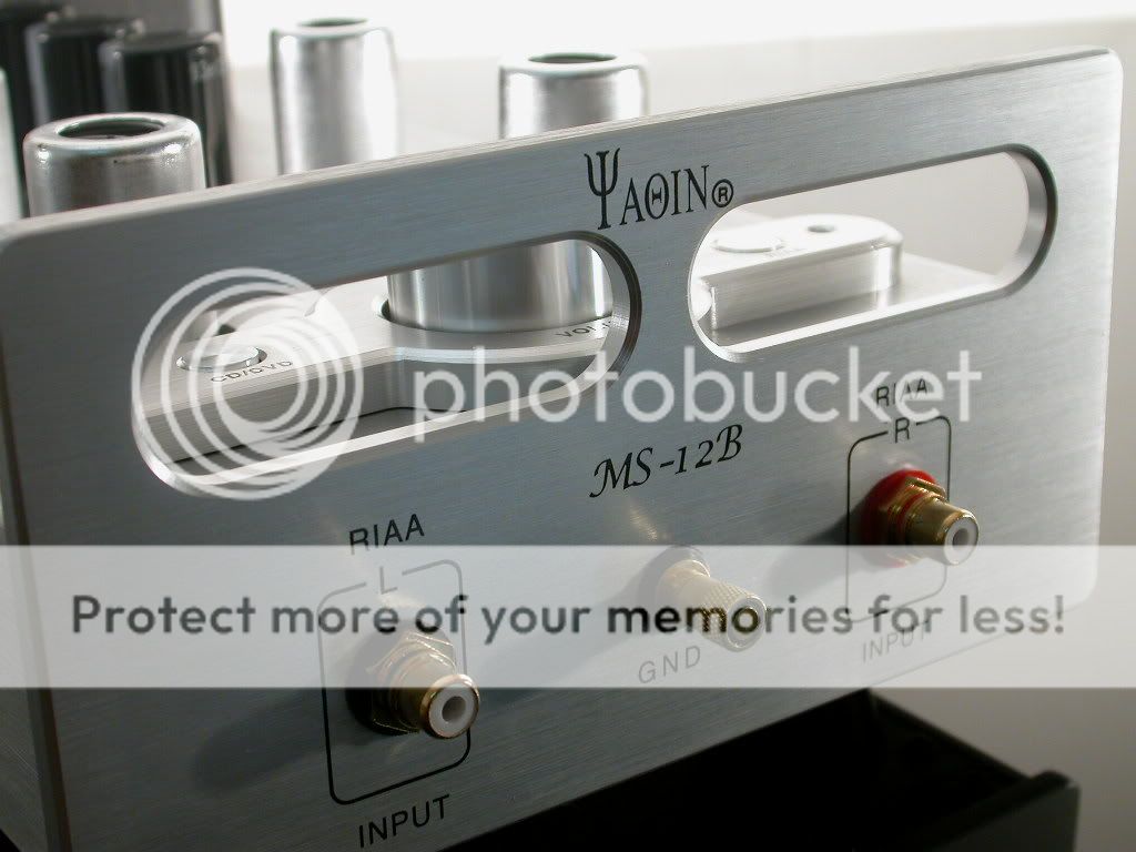 YAQIN MS 12B MM/MC valve tube pre amplifier phono stage  