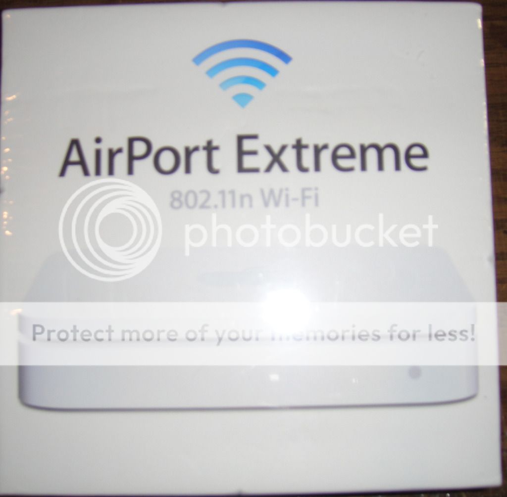 Apple Airport Extreme Base Station MD031LL A 6 75 Mbps 3 Port Wireless 