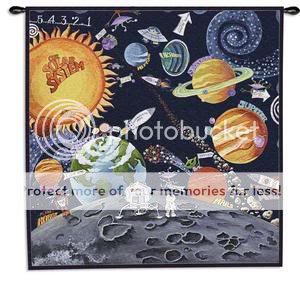 Solar System Planets KIDS ROOM Tapestry Wall Hanging  