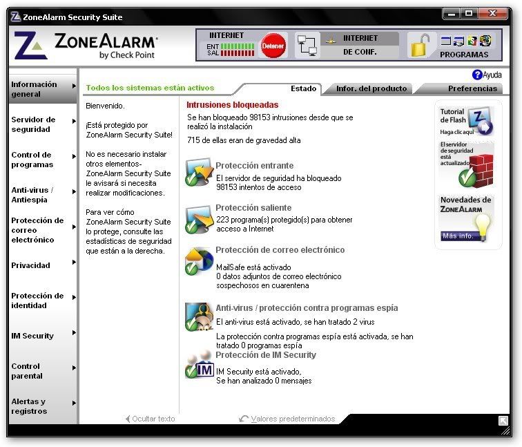 Zonealarm pro ver 6.5.737.000 08 9 2016activation key