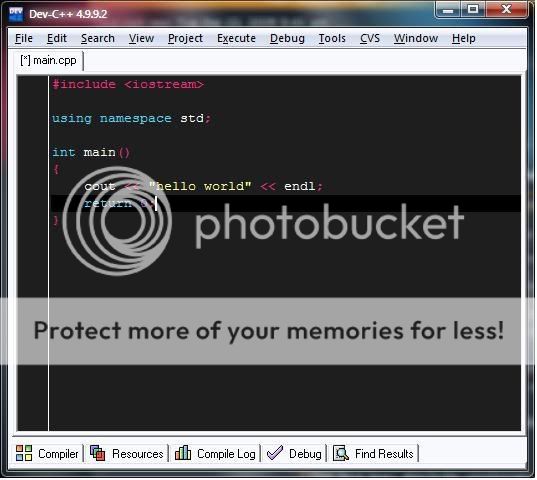 C++ Tutorial – Hello World | Mark's blog