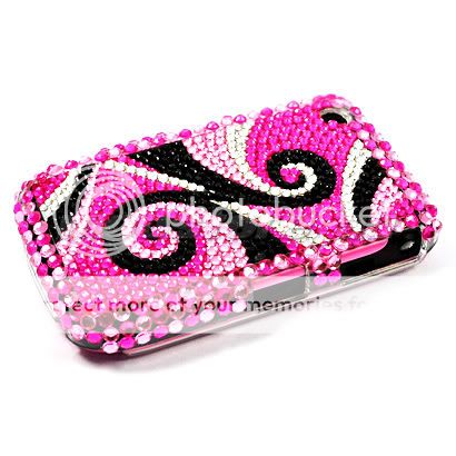 BLING RHINESTONE CRYSTAL CASE COVER FOR BlackBerry Curve 8520 50