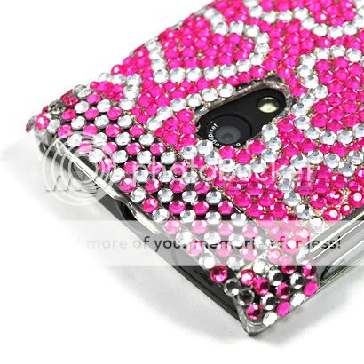 BLING RHINESTONE CASE COVER SONY ERICSSON XPERIA X10 08  