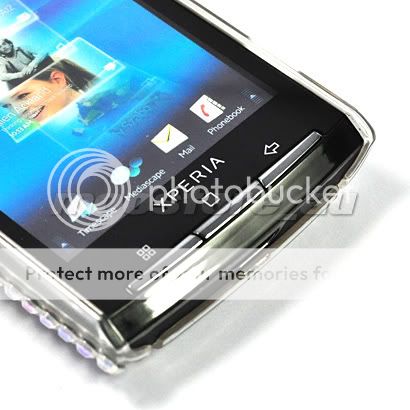 BLING RHINESTONE CASE COVER SONY ERICSSON XPERIA X10 40  