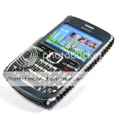 BLING RHINESTONE DIAMOND CASE COVER FOR NOKIA C3 47  