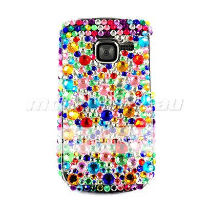 BLING RHINESTONE DIAMOND CASE COVER FOR NOKIA C3 48  