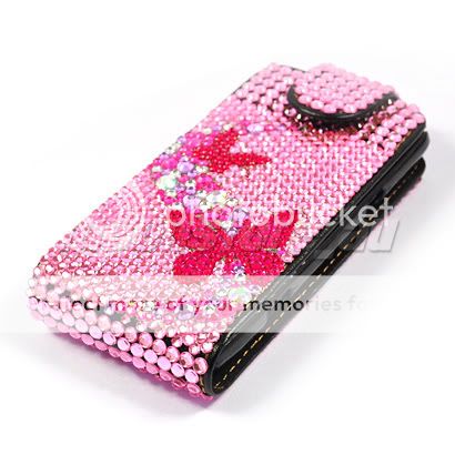 RHINESTONE LEATHER CASE COVER SAMSUNG WAVE S8500 /140  